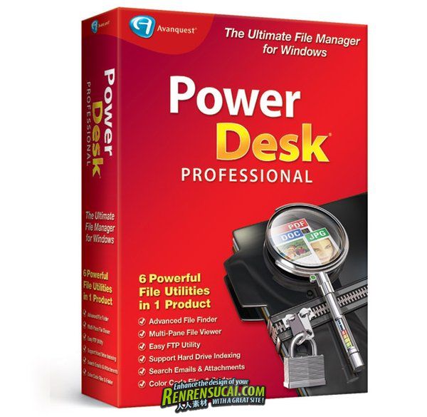 《文件管理软件》(Avanquest PowerDesk Professional )v8.4.5.0.Multilingual[压缩包]