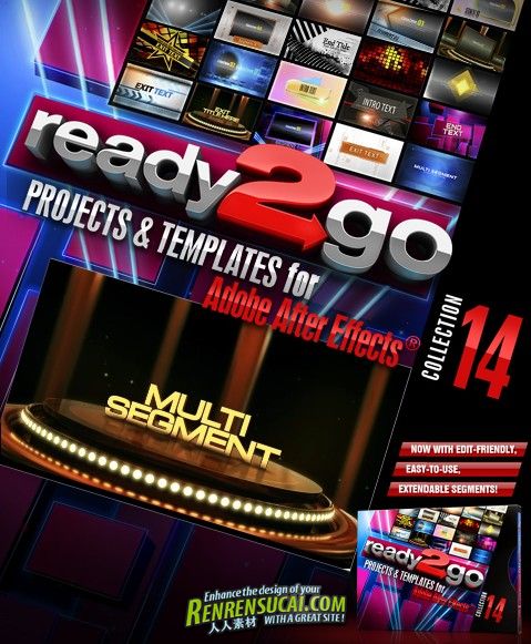 《DJ最强AE模板合辑Vol.14》Digital Juice Ready2Go Collection 14 for After Effects