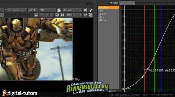 《NUKEX 6.3变形机器人之特效合成教程》Digital-Tutors Transforming Robot Produc...