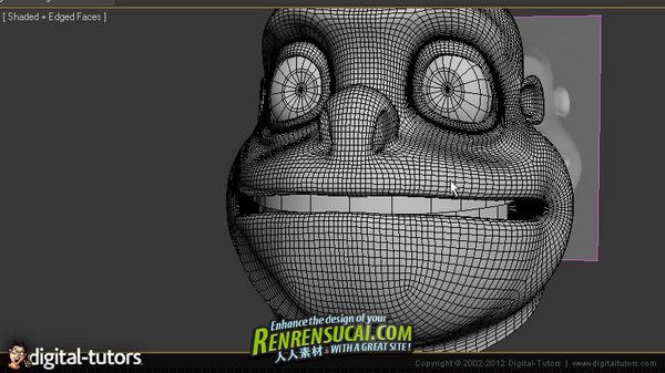《3dsmax2012中Polygon建模与细分表面建模流程教程》Digital-Tutors Polygon and Sub-D Modeling Workf