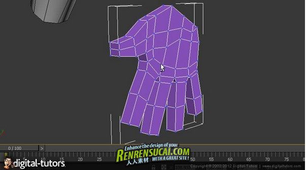 《3dsmax2012中Polygon建模与细分表面建模流程教程》Digital-Tutors Polygon and Sub-D Modeling Workf