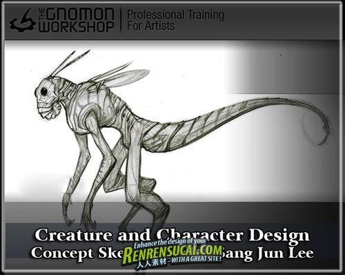 《生物与角色概念草绘教程》The Gnomon Workshop Creature and Character Design C...