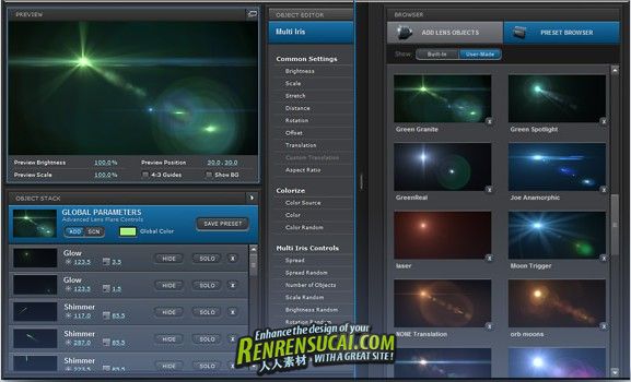 《镜头光晕插件Optical Flares完美破解版1.2.134》Video Copilot: Pro Flares Bund...