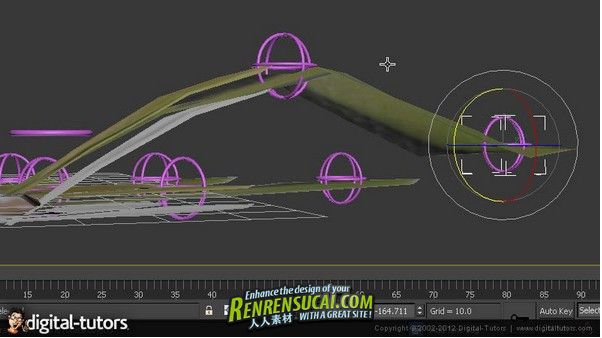 《3dsMax2012翅膀骨骼绑定》Digital-Tutors Rigging Wings in 3ds Max 2012