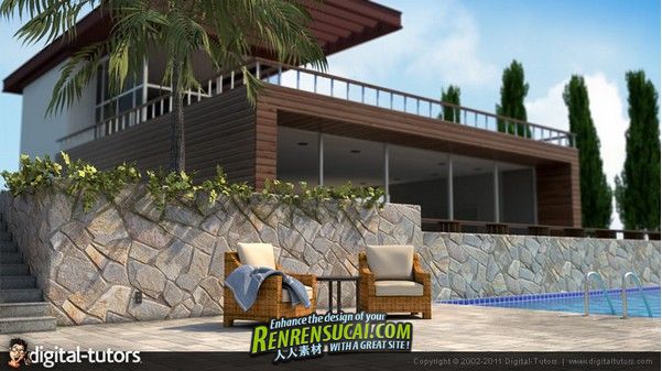 《mental ray与3ds max室外渲染技巧教程》Digital-Tutors Exterior Rendering Techniques with me