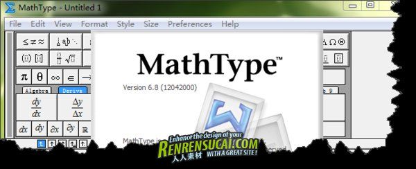 《MathType数学公式编辑器 》(Design Science MathType)V6.8 [压缩包]