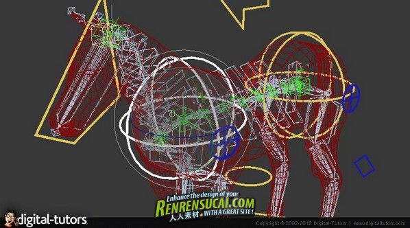 《3dsMax四足动物骨骼绑定教程》Digital-Tutors Rigging Quadrupeds in 3ds Max