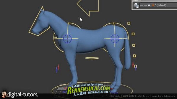 《3dsMax四足动物骨骼绑定教程》Digital-Tutors Rigging Quadrupeds in 3ds Max