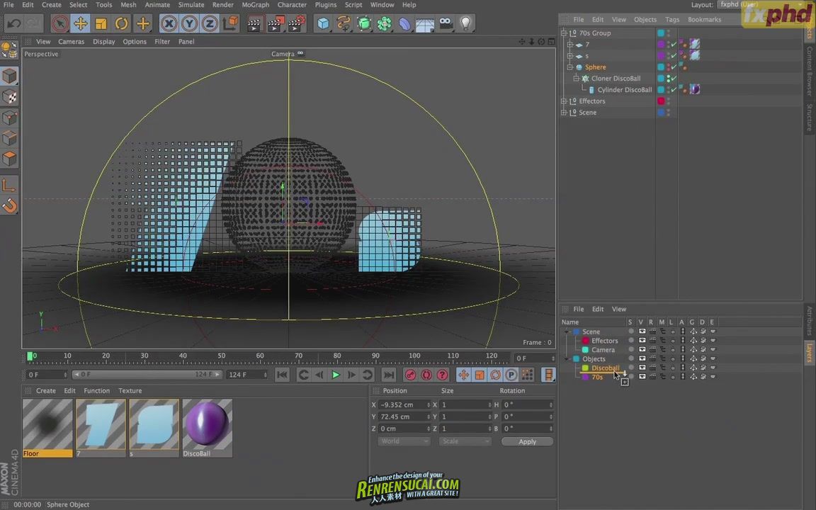 《C4D动画设计应用教程》FXPHD C4D207 Cinema4D and Design III