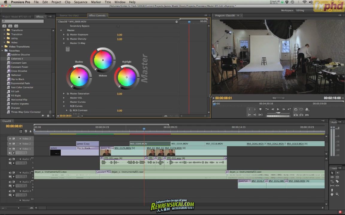 《Premiere电影制片高级教程》FXPHD PRM202 Premiere Pro for the Filmmaker