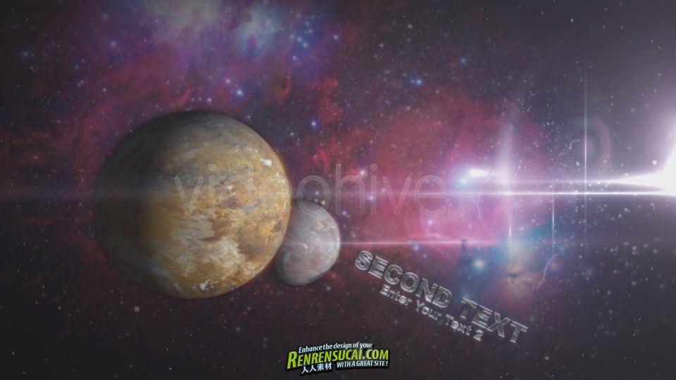 《震撼宇宙星球板式 AE包装模板》Videohive fallen galaxy 153263