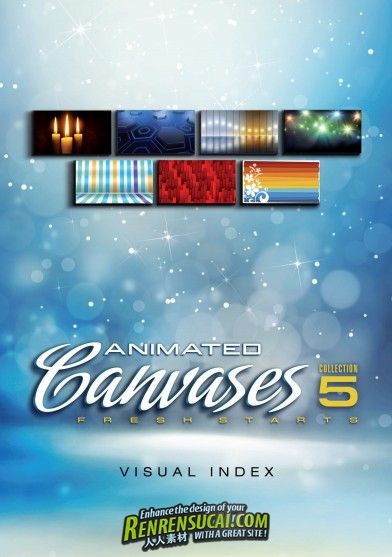 《DJ最强动态背景视频素材合辑Vol.5》Animated Canvases Collection 05 Fresh Starts