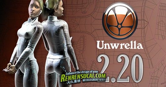 《UV制作插件工具破解版》Unwrella v2.20 For Maya 2013