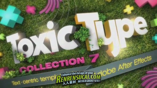 《DJ最强AE字体Logo模板合辑Vol.7》Digitaljuice Toxic Type Collections 7