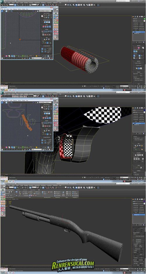 《3dsmax散弹枪三维武器建模教程》Weapon Creation Tutorial 2012