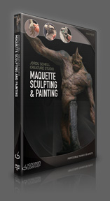 《生物雏形雕塑与上色教程》Gnomon Jordu Schell Creature Studio Maquette sculpt...