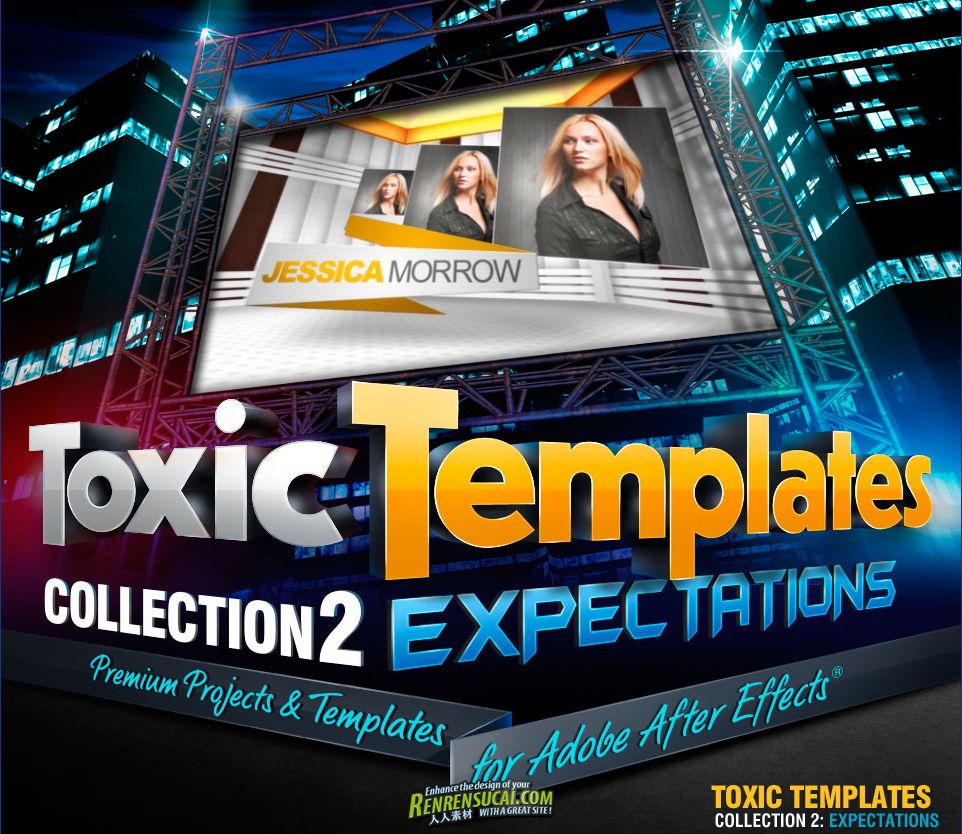 《DJ Toxic AE模版合集 Vol.02》Toxic Templates Collection 2 : Expectations