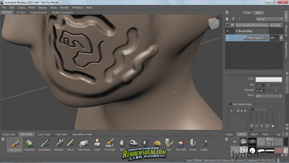 《Mudbox2013基础训练教程》Lynda.com Mudbox 2013 Essential Training