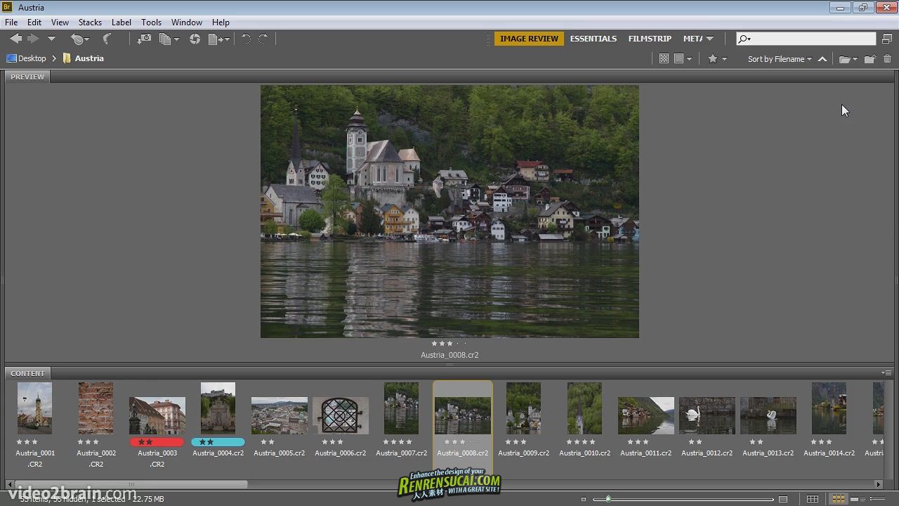 《Bridge CS6数码照片图像管理视频教程》Video2brain Bridge CS6 for Photographer...