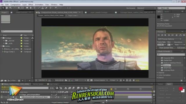 《AE CS6综合训练视频教程》video2brain Adobe After Effects CS6 Learn by Video