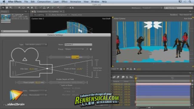 《AE CS6综合训练视频教程》video2brain Adobe After Effects CS6 Learn by Video