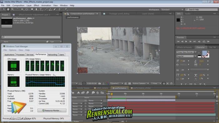 《AE与PR优化技巧视频教程》Video2brain After Effects &amp; Premiere Pro Performan