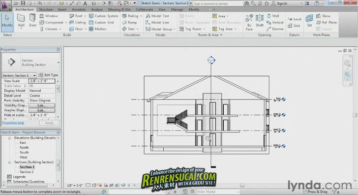 《Revit Architecture 2013基础视频教程》Lynda.com Revit Architecture 2013 Esse...