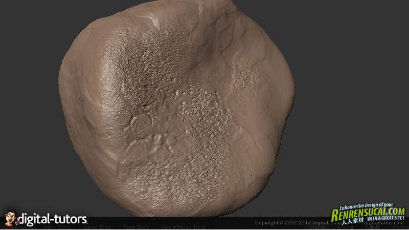 《Mudbox景观环境技术教程》Digital-Tutors Environment Techniques in Mudbox