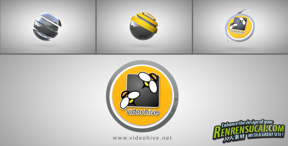 《科技质感LOGO AE模板》videohive hi tech logo reveal 369765