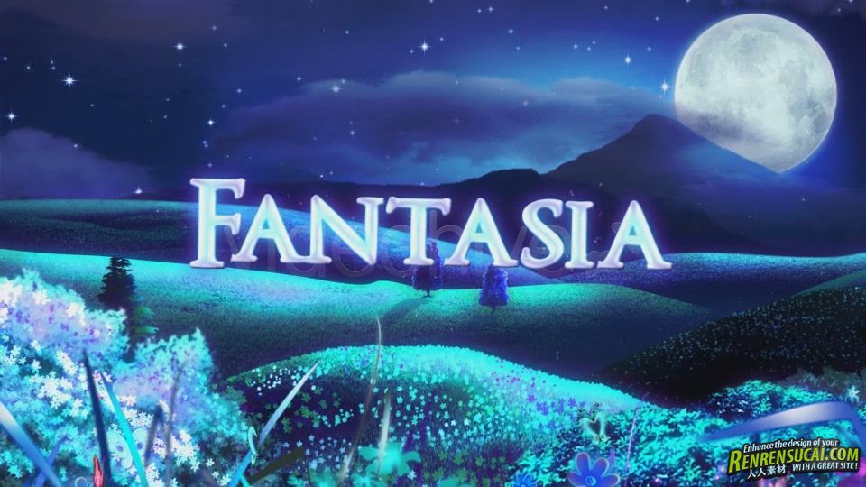 《幻想曲风格 AE模板》videohive fantasia 2201750