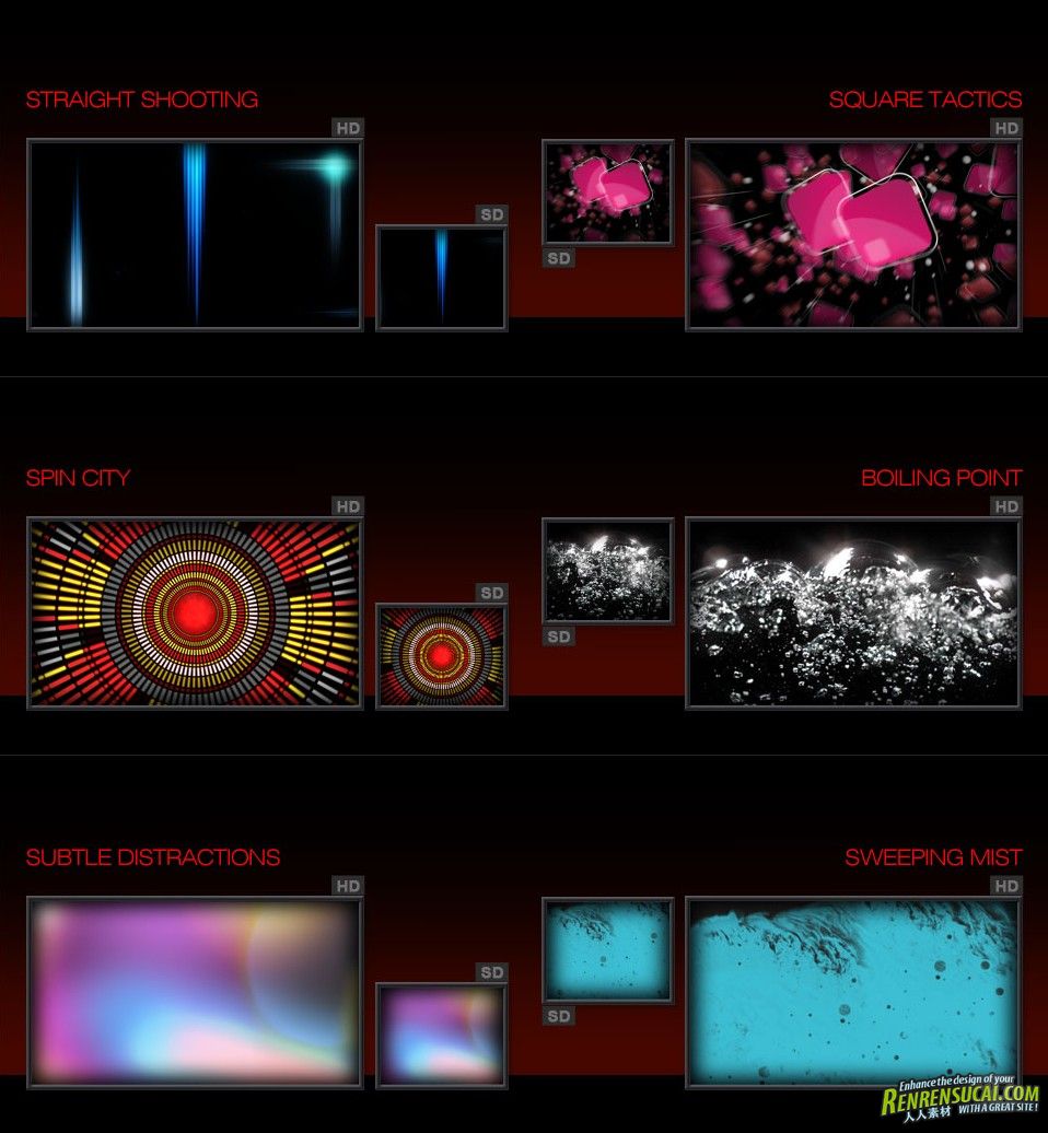 《DJ转场特效视频素材合辑Vol.1》Digital Juice Animated Wipes and Transitions C...