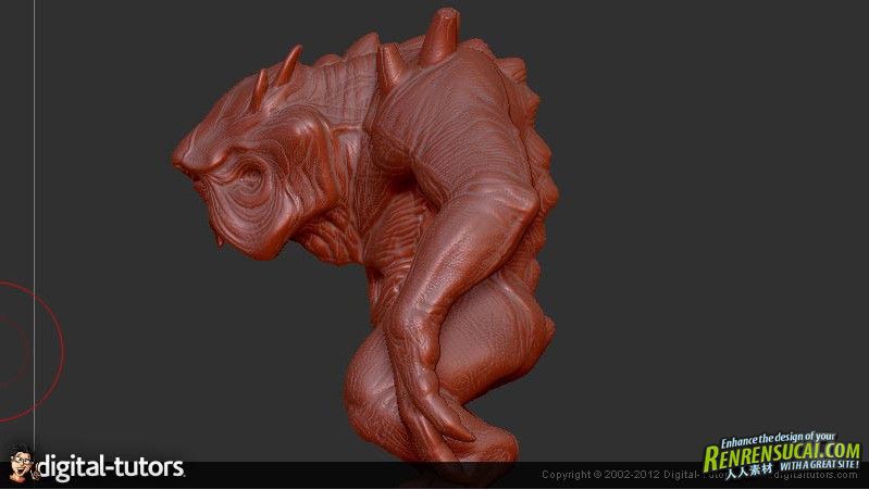 《ZBrush与Mudbox综合实例视频教程》Digital-Tutors ZBrush and Mudbox Integration