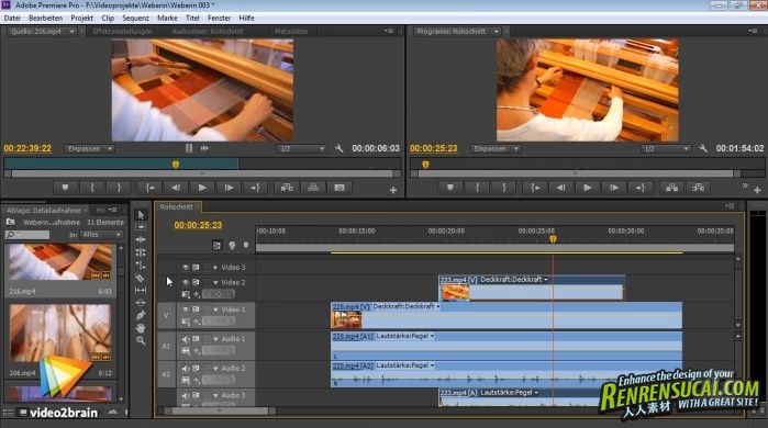 《Premiere CS6 综合训练教程》video2brain Enter in Premiere Pro CS6 German