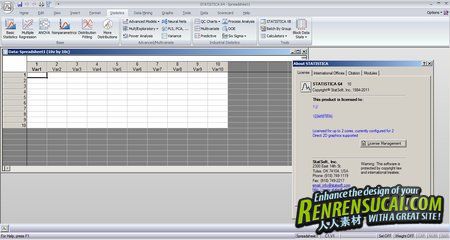 《史丹索特数据统计分析软件》StatSoft STATISTICA (iso) 10.0 Enterprise 带升级包