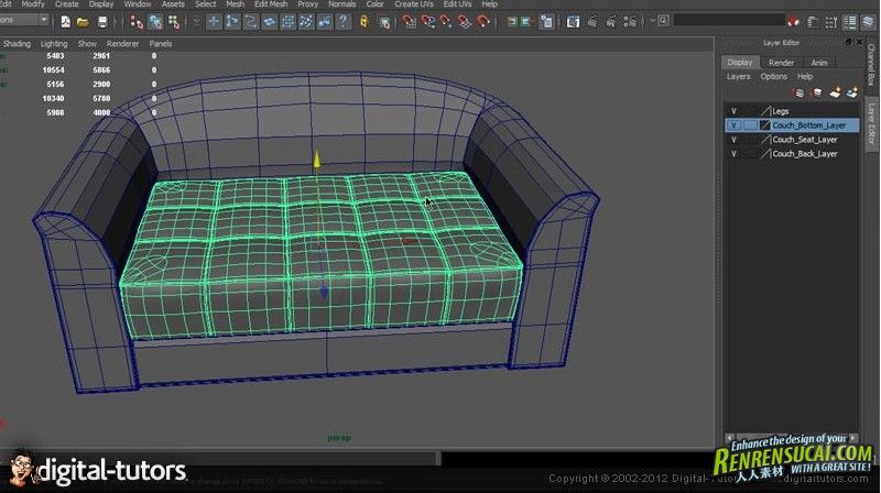 《UVLayout贴图制作与Maxwell渲染教程》Digital-Tutors Texturing Techniques in U...