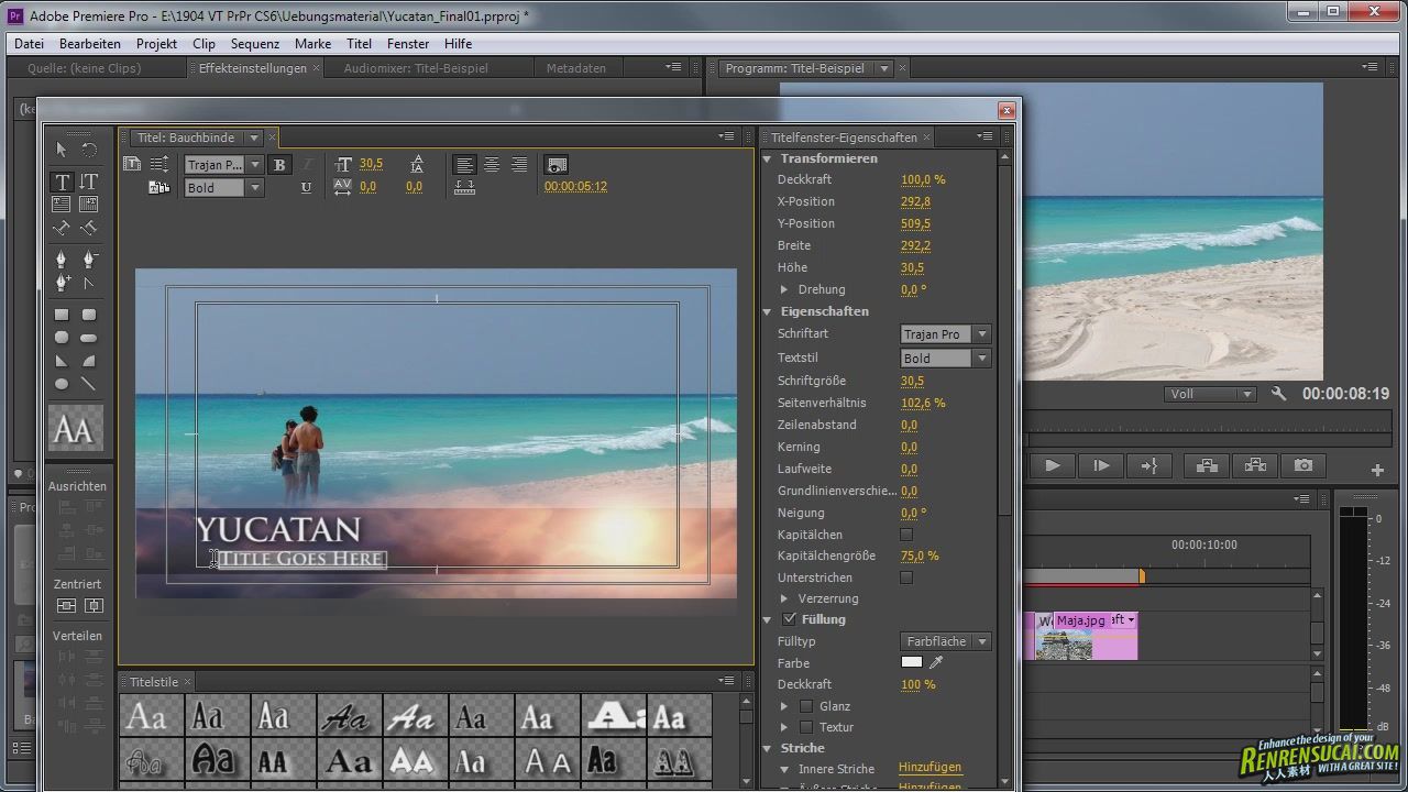 《Premiere CS6 全面训练视频教程》Galileo Design Adobe Premiere Pro CS6 The Co...