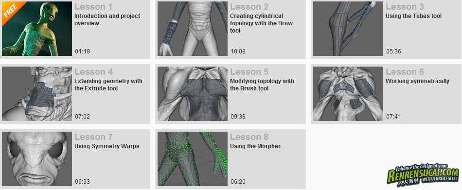 《TopoGun中拓扑工具使用教程》Digital-Tutors Topology Tools in TopoGun 2.0