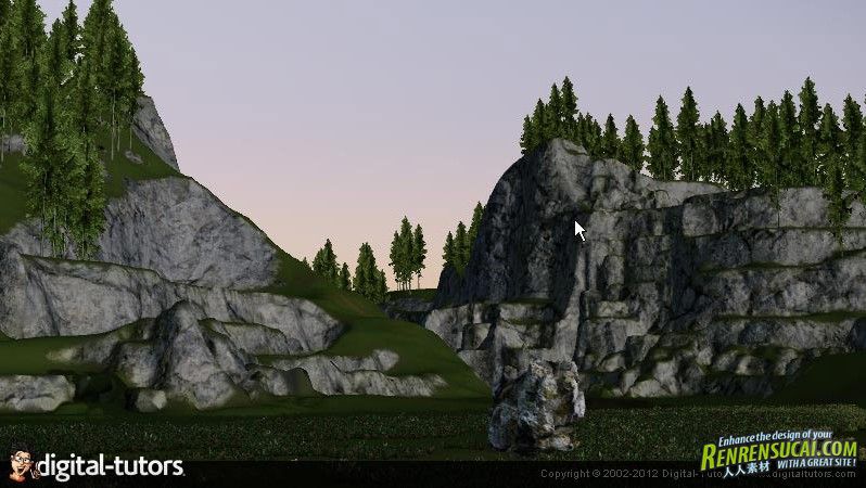 《CryENGINE地形建模技术教程》Digital-Tutors Terrain Modeling Techniques in Cr...