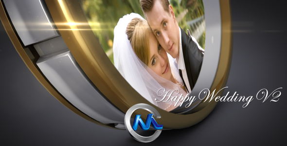 《幸福婚礼第二版AE模板》videohive happy wedding v2 1747634