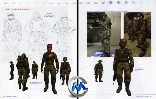 《光环游戏艺术原画设定》The Art of Halo Creating A Virtual World