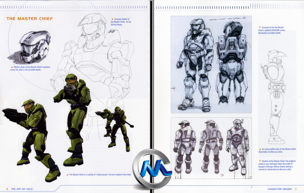 《光环游戏艺术原画设定》The Art of Halo Creating A Virtual World