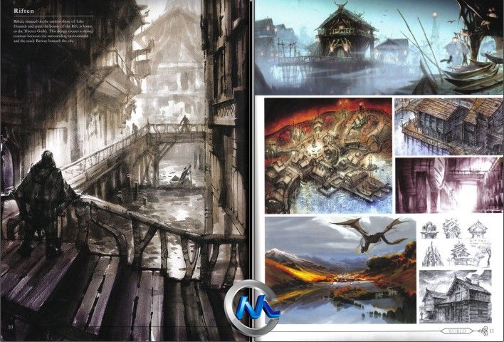 《上古卷轴5-天际 游戏原画珍藏版》Skyrim Collectors Edition Artbook