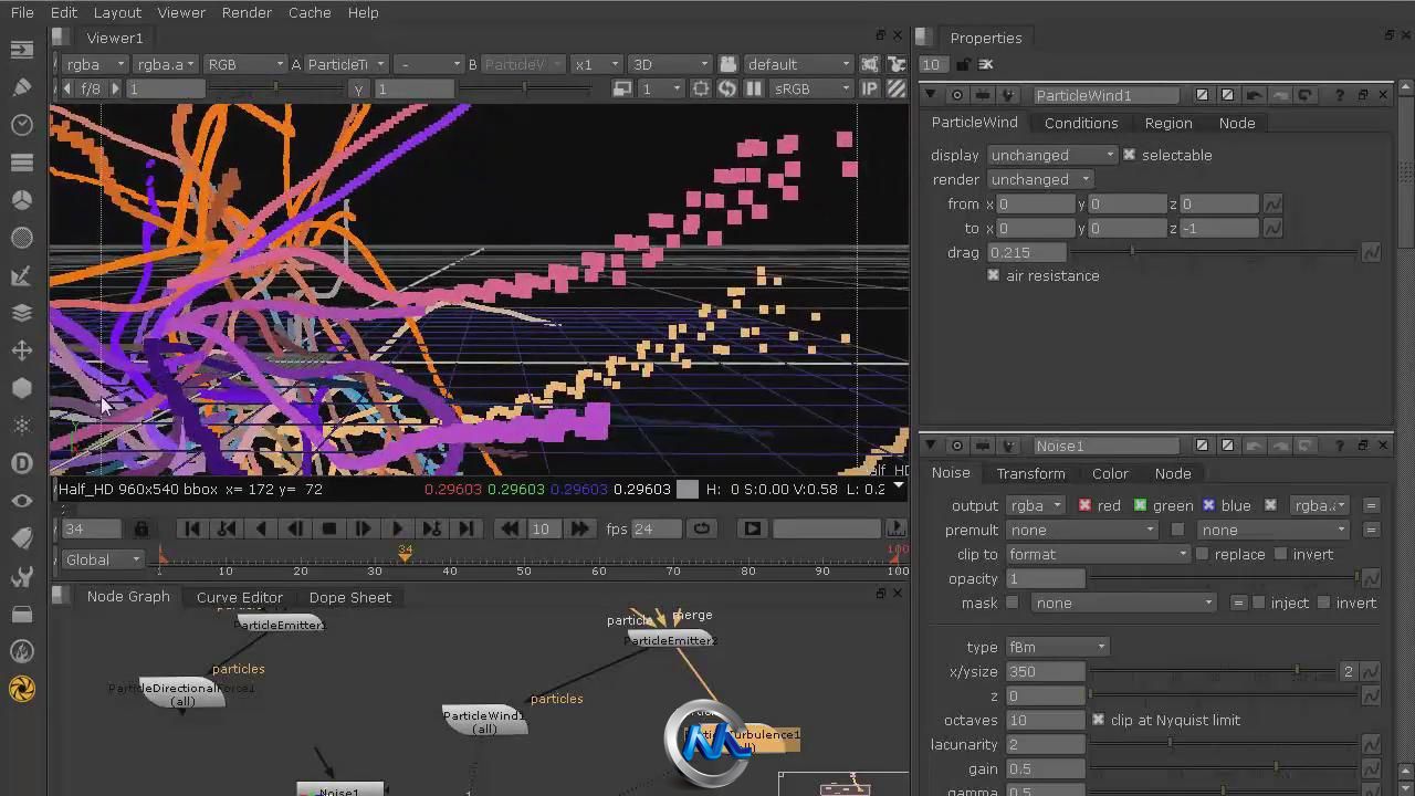 【第八期中文字幕翻译教程】《DigitalTutors-NUKEX粒子效果高级教程》人人素材字幕组