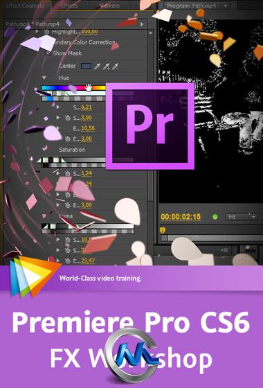 《Premiere CS6工作流程应用教程》video2brain Premiere Pro CS6 FX Workshop English