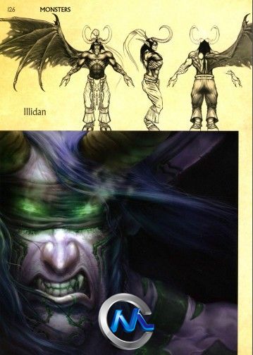 《魔兽世界-燃烧的远征游戏艺术原画设计书籍》The Art Of World Of Warcraft Burni...