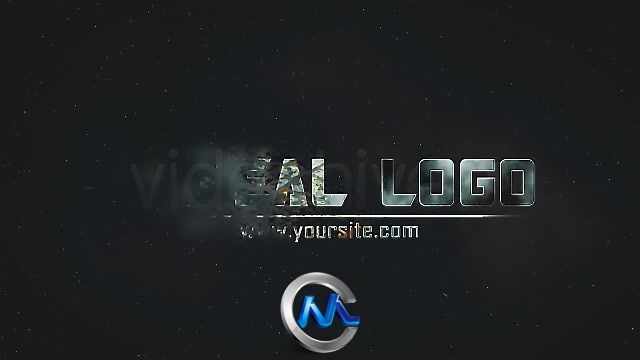 《粉碎闪电LOGO标志AE模板》Videohive Logo Reveal Burn 94933