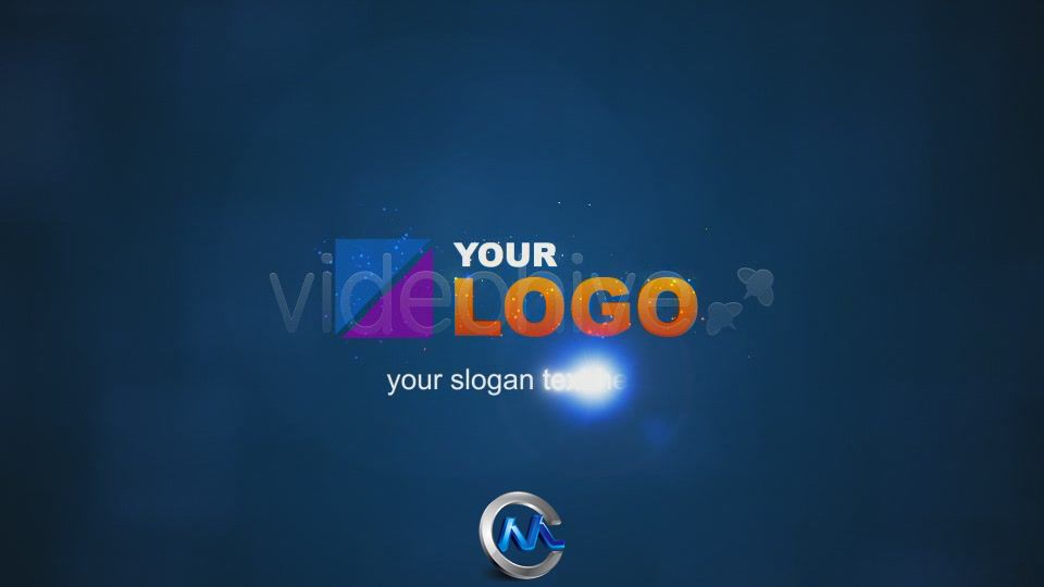 《光纤碰撞LOGO标志AE模板》Videohive Logo Creating 81449