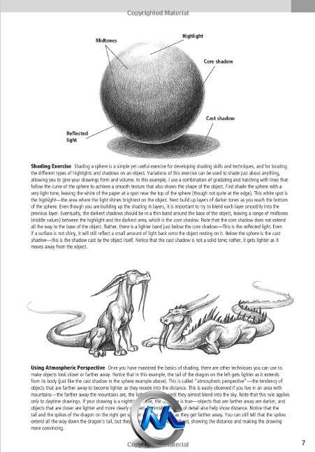 《科幻巨龙手绘绘画书籍》Drawing Made Easy Dragons &amp; Fantasy