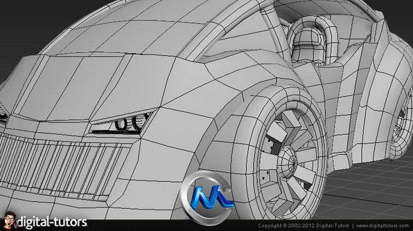 《3dsmax概念汽车设计建模教程》Digital-Tutors Creating Concept Vehicles in 3ds...