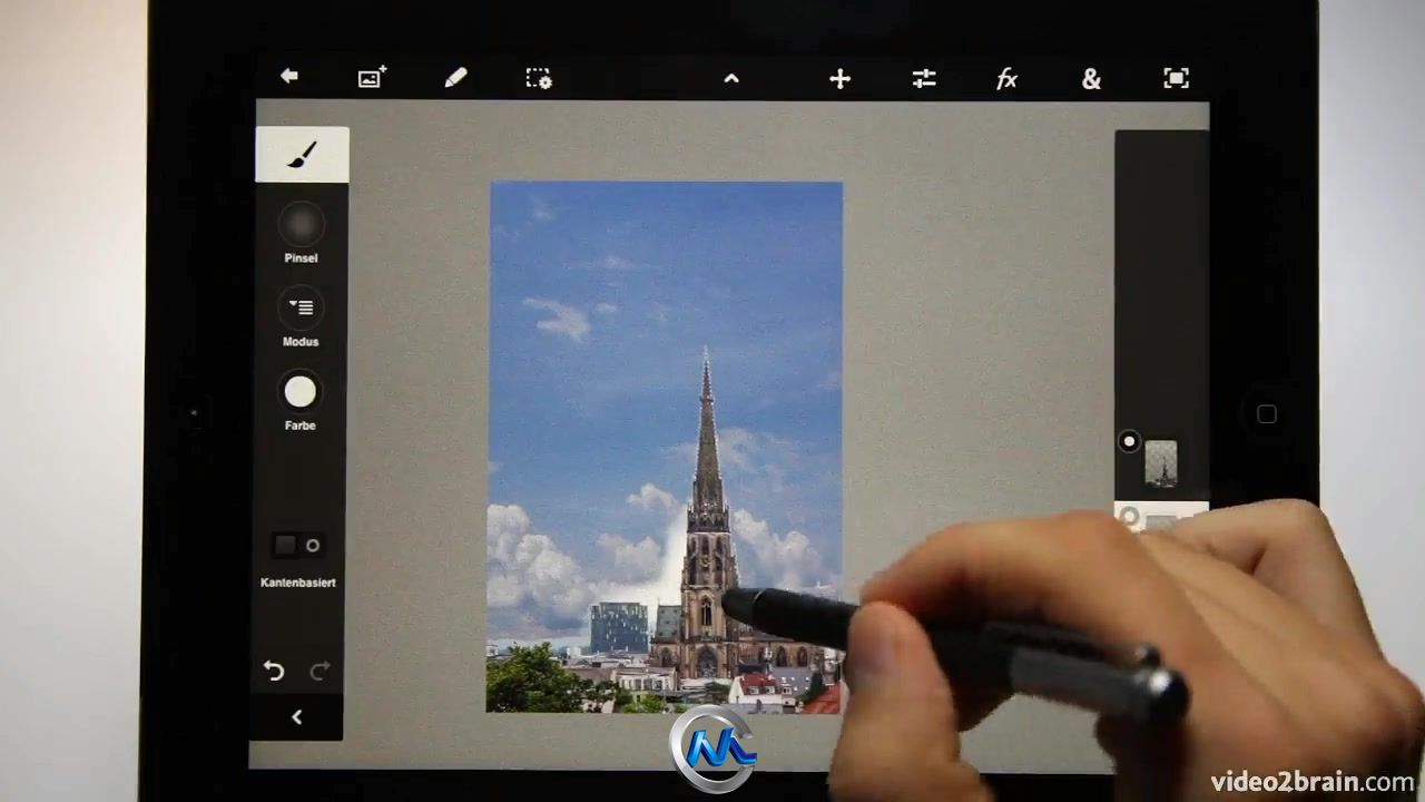 《Photoshop专业平板电脑PSTouch应用教程》video2brain Photoshop Touch German